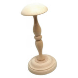 Max Vintage Wooden Wig Cap Helmet Hat Rack Holder Display Stands Free Standing S