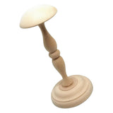 Max Vintage Wooden Wig Cap Helmet Hat Rack Holder Display Stands Free Standing S