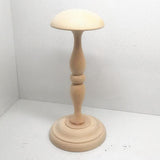 Max Vintage Wooden Wig Cap Helmet Hat Rack Holder Display Stands Free Standing S