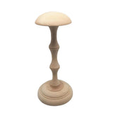 Max Vintage Style Wood Wooden Wig Cap Helmet Hat Rack Holder Display Stands L