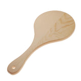 Max Wooden Makeup Cosmetic Compact Handheld Mirror Travel Small Vanity Mirror Round M