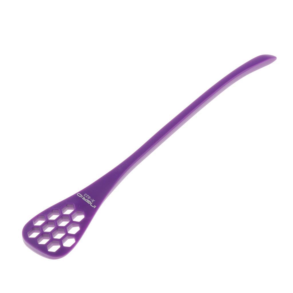 Maxbell PVC Hair Dye Color Whisk Whip Flour Mask Pigment Mixer Stirrer Purple - Aladdin Shoppers