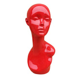 Stable Female Mannequin Wigs Hat Cap Jewery Head Display Holder Stand Red