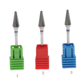Maxbell Tungsten Steel Polishing Head Nail Drill Bit for Acrylic UV Gel Removal Green