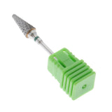 Maxbell Tungsten Steel Polishing Head Nail Drill Bit for Acrylic UV Gel Removal Green