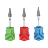 Maxbell Tungsten Steel Polishing Head Nail Drill Bit for Acrylic UV Gel Removal Green