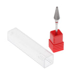 Max Tungsten Steel Polishing Head Nail Drill Bit for Acrylic UV Gel Removal Red