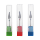 Max 3/32'' Nail Art Drill Bit Acrylic Gels Removal Electric Manicure Bits Set 3x