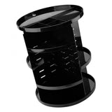 Maxbell Rotating Makeup Organizer Box Cosmetic Storage Display Carousel Case  Black