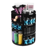 Maxbell Rotating Makeup Organizer Box Cosmetic Storage Display Carousel Case  Black
