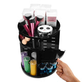 Maxbell Rotating Makeup Organizer Box Cosmetic Storage Display Carousel Case  Black