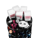 Maxbell Rotating Makeup Organizer Box Cosmetic Storage Display Carousel Case  Black