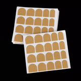 Double Sided Adhesive Stickers for False Nail Tips Adhesive Nail Art Brown