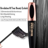 Maxbell 4D Black Waterproof No Clumping Eyelash Mascara Volumizing Makeup Mascara