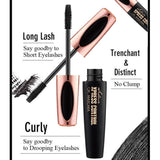 Maxbell 4D Black Waterproof No Clumping Eyelash Mascara Volumizing Makeup Mascara