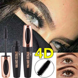 Maxbell 4D Black Waterproof No Clumping Eyelash Mascara Volumizing Makeup Mascara