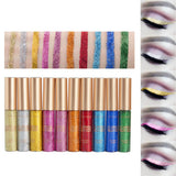 Max Waterproof Glitter Eyeliner Eyeshadow Liquid Women Makeup Cosmetic Tools 6