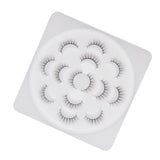 Maxbell 7 Pairs 3D Handmade Messy Cross Thick Makeup False Fake Eyelashes 06