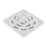 Maxbell 7 Pairs 3D Handmade Messy Cross Thick Makeup False Fake Eyelashes 06