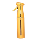 Max 250ml Empty Hairdressing Spray Bottle Fine Water Mister Pump Sprayer Golden