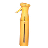 Max 250ml Empty Hairdressing Spray Bottle Fine Water Mister Pump Sprayer Golden