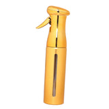Max 250ml Empty Hairdressing Spray Bottle Fine Water Mister Pump Sprayer Golden