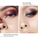 Maxbell Liquid Glitter Eyeshadow Waterproof Metallic Makeup Long Lasting Eye Shadow 01