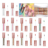 Maxbell Liquid Glitter Eyeshadow Waterproof Metallic Makeup Long Lasting Eye Shadow 01