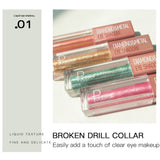 Maxbell Liquid Glitter Eyeshadow Waterproof Metallic Makeup Long Lasting Eye Shadow 01