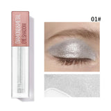 Maxbell Liquid Glitter Eyeshadow Waterproof Metallic Makeup Long Lasting Eye Shadow 01
