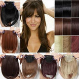 Maxbell Heat Resistant Synthetic Hair Bang Clip In On Bang Fringe Hair Extension 01