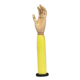 Maxbell Wooden Articulated Display Hand Model Manicure Practice Painting Mannequin Yellow