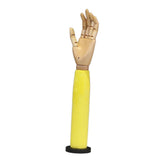 Maxbell Wooden Articulated Display Hand Model Manicure Practice Painting Mannequin Yellow