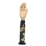 Maxbell Wooden Articulated Display Hand Model Manicure Practice Painting Mannequin Flower 2