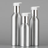 Maxbell 2x Empty Makeup Shampoo Pump Bottles Aluminum Cream Lotion Containers 50ml