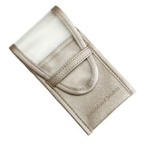 Max Travel Leather Makeup Bag Cosmetic Beauty Brushes Organizer Bag Case Silver