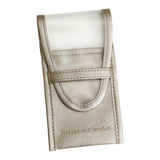 Max Travel Leather Makeup Bag Cosmetic Beauty Brushes Organizer Bag Case Silver