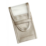 Max Travel Leather Makeup Bag Cosmetic Beauty Brushes Organizer Bag Case Silver