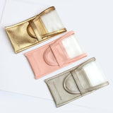 Max Travel Leather Makeup Bag Cosmetic Beauty Brushes Organizer Bag Case Silver