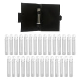Maxbell 30pcs 2ml Empty Glass Perfume Sample Dropper Bottles Vials for Oil Fragrance