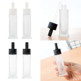 Max 2pcs Empty 30ml Glass Dropper Bottles for Essential Oils Serum Perfume White