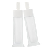 Max 2pcs Empty 30ml Glass Dropper Bottles for Essential Oils Serum Perfume White