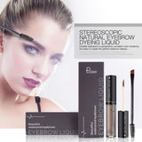 Maxbell Long Lasting Smudge-Proof Tinted Liquid Eyebrow Defining Gel w/ Brush 4.5ml Light Gray