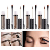 Maxbell Long Lasting Smudge-Proof Tinted Liquid Eyebrow Defining Gel w/ Brush 4.5ml Light Gray