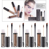 Maxbell Long Lasting Smudge-Proof Tinted Liquid Eyebrow Defining Gel w/ Brush 4.5ml Light Gray