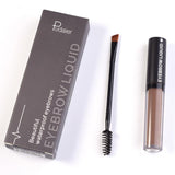 Maxbell Long Lasting Smudge-Proof Tinted Liquid Eyebrow Defining Gel w/ Brush 4.5ml Light Coffee