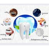 Maxbell Teeth Whitening Essence Serum Stains Remover Oral Care 10ml+10Pc Cotton Swab