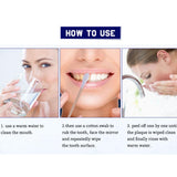 Maxbell Teeth Whitening Essence Serum Stains Remover Oral Care 10ml+10Pc Cotton Swab