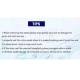 Maxbell Teeth Whitening Essence Serum Stains Remover Oral Care 10ml+10Pc Cotton Swab
