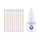 Maxbell Teeth Whitening Essence Serum Stains Remover Oral Care 10ml+10Pc Cotton Swab